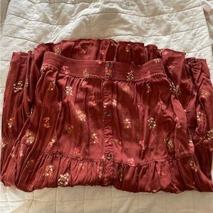 Sonoma Floral Tiered Skirt